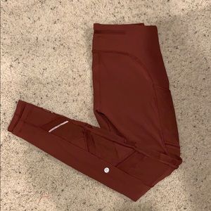 Lululemon mesh panel leggings